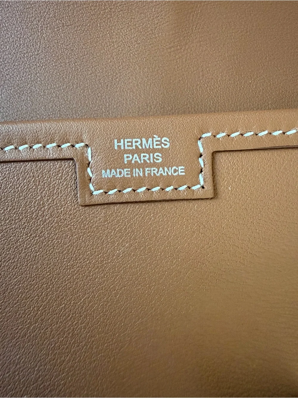 Hermes Brown Constance Long Wallet Clutch
